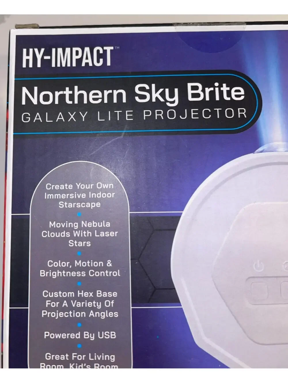 NEW HY-IMPACT NORTHERN SKY BRITE GALAXY LITE PROJECTOR - NEBULA CLOUDS AND STARS